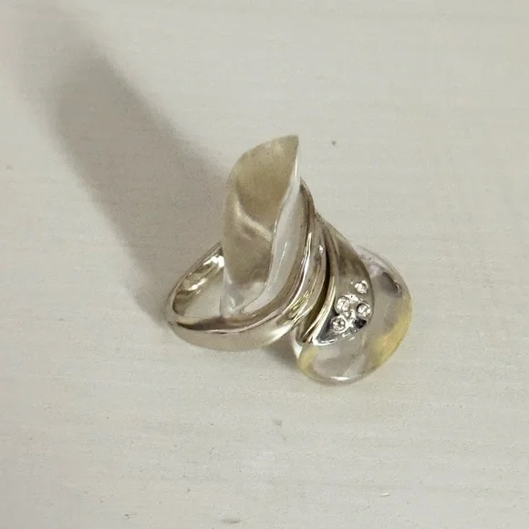 Alexis Bittar Silver and Gold Ring - Picture 4 of 8